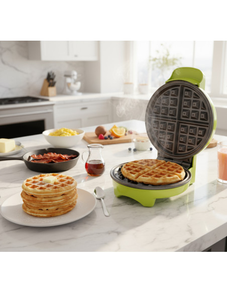 Waffle Maker AK-D010 – Práctica, Segura y Deliciosa