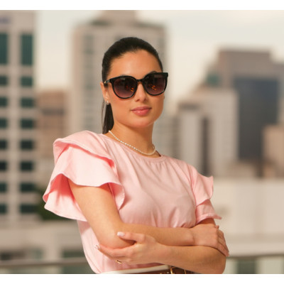 Lentes de Sol Nubelle Gradient Smoke - Modelo AEP072RW