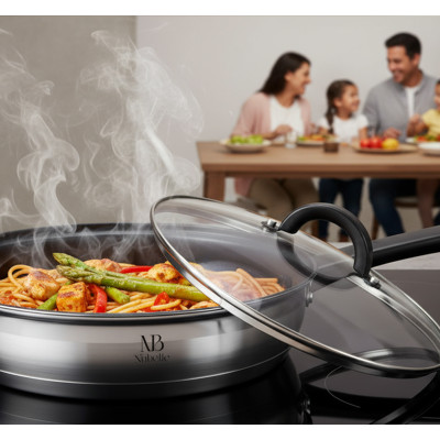 Sarten Nubelle con Tapa De 24 cm - Modelo CW-H024FP