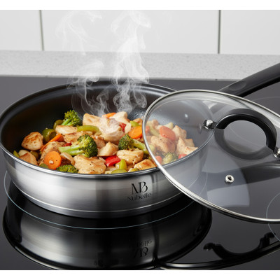 Sarten Nubelle con Tapa De 24 cm - Modelo CW-H024FP