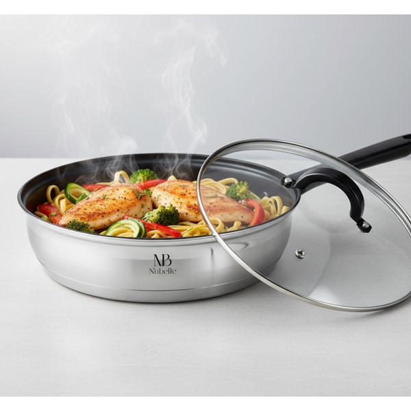 Sarten Nubelle con Tapa De 24 cm - Modelo CW-H024FP