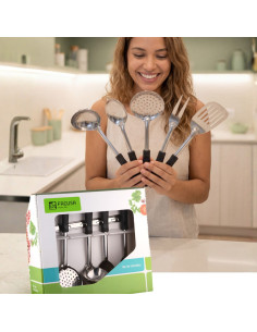SET DE UTENSILIOS FACUSA NUEVO + COLGADOR X 05 PZAS. | Nubelle Perú 2