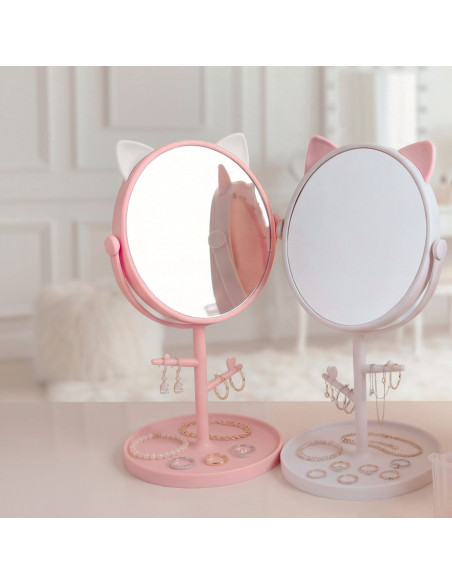 Descubre el elegante espejo de tocador Cat Glam ideal para realzar tu espacio
