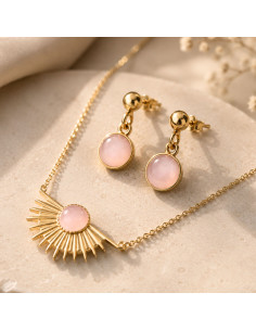 ESTUCHE COLLAR Y ARETES SOLEA