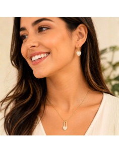 ESTUCHE COLLAR Y ARETES LUNA 2
