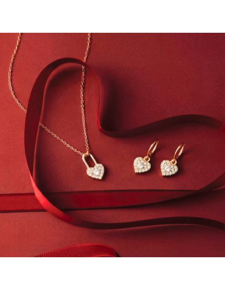 ESTUCHE COLLAR Y ARETES LUNA