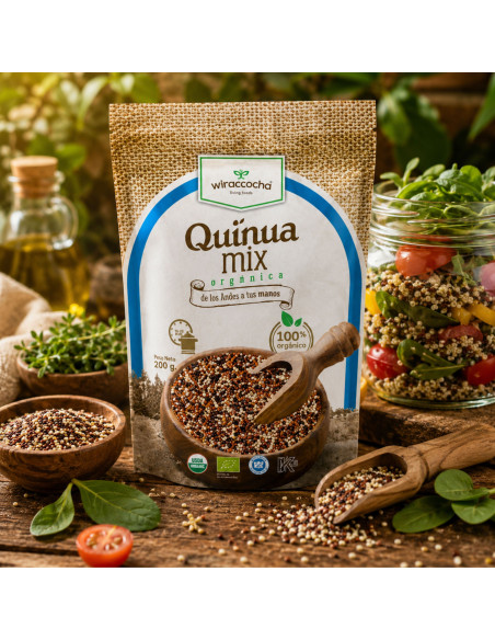 QUINUA MIX ORGANICA 200G | Nubelle Perú
