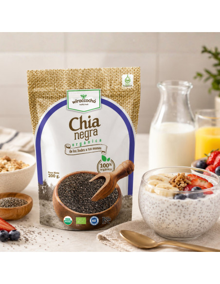CHIA NEGRA 200G | Nubelle Perú