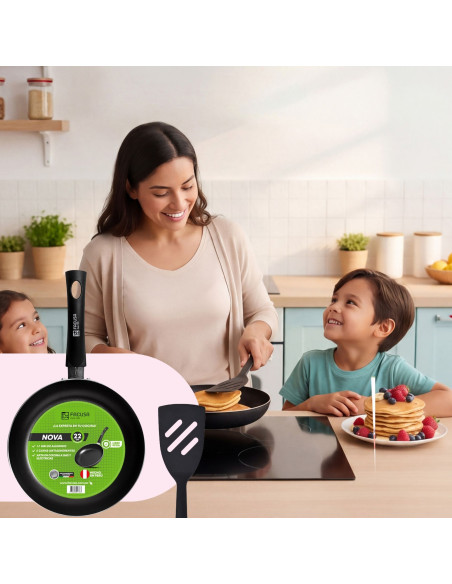 SARTEN DE FACUSA 22 CM + ESPATULA | Nubelle Perú