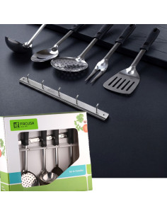 SET DE UTENSILIOS FACUSA NUEVO + COLGADOR X 05 PZAS. | Nubelle Perú